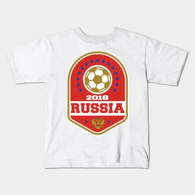 WC 2018 Russia! Kids T-Shirt by OffesniveLine